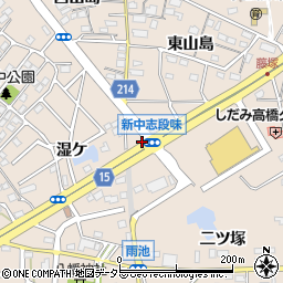 愛知県名古屋市守山区中志段味（墓前）周辺の地図