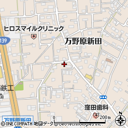 静岡県富士宮市万野原新田3583周辺の地図