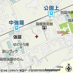 神奈川県足柄下郡箱根町強羅1300-109周辺の地図