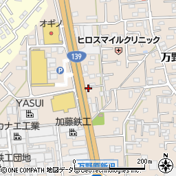 静岡県富士宮市万野原新田3733-1周辺の地図
