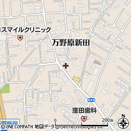 静岡県富士宮市万野原新田3577周辺の地図