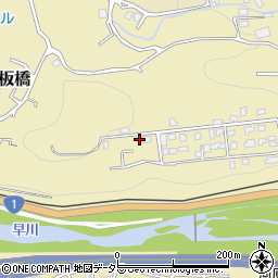 神奈川県小田原市板橋416-5周辺の地図