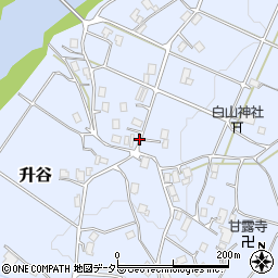 京都府船井郡京丹波町升谷周辺の地図