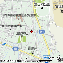 静岡県御殿場市大坂183周辺の地図