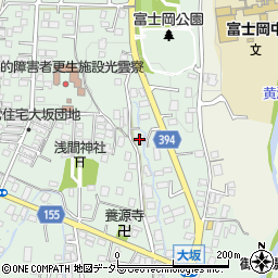 静岡県御殿場市大坂143-1周辺の地図