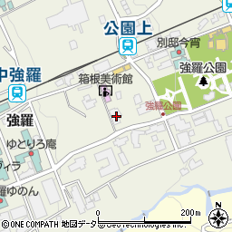 神奈川県足柄下郡箱根町強羅1300-346周辺の地図