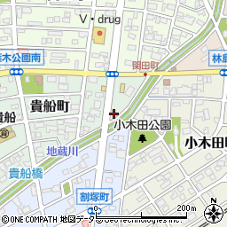 愛知県春日井市貴船町175周辺の地図