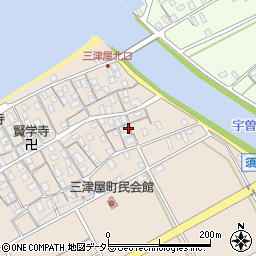 滋賀県彦根市三津屋町1008周辺の地図