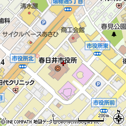 春日井市役所建設部　道路課業務担当周辺の地図