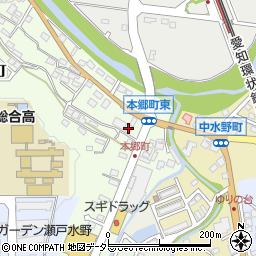 愛知県瀬戸市本郷町469周辺の地図