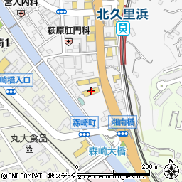 神奈川三菱ふそう横須賀支店部品周辺の地図
