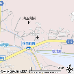 愛知県瀬戸市穴田町578周辺の地図