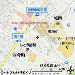 滋賀県彦根市西今町373周辺の地図