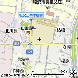 愛知県稲沢市祖父江町桜方新江南周辺の地図