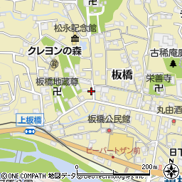 神奈川県小田原市板橋592周辺の地図