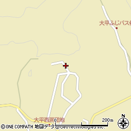 愛知県豊田市大平町西洞周辺の地図
