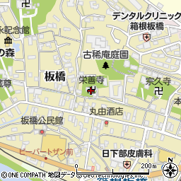 神奈川県小田原市板橋835周辺の地図