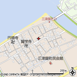 滋賀県彦根市三津屋町1150周辺の地図