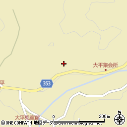愛知県豊田市大平町下栗19周辺の地図