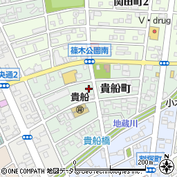 愛知県春日井市貴船町38周辺の地図