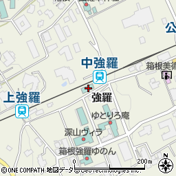 神奈川県足柄下郡箱根町強羅1300-126周辺の地図
