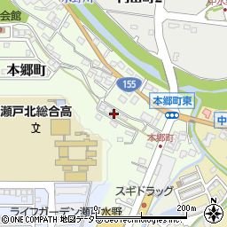 愛知県瀬戸市本郷町275周辺の地図