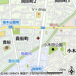 愛知県春日井市貴船町148周辺の地図