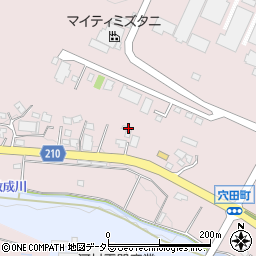 愛知県瀬戸市穴田町843周辺の地図
