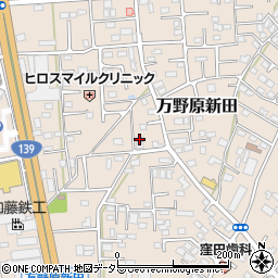 静岡県富士宮市万野原新田3945周辺の地図