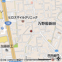 静岡県富士宮市万野原新田3942周辺の地図