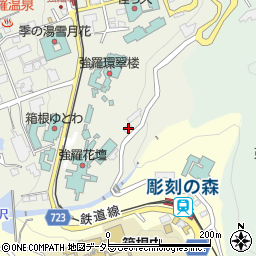 神奈川県足柄下郡箱根町強羅1300-192周辺の地図