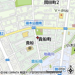 愛知県春日井市貴船町101周辺の地図