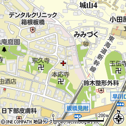 神奈川県小田原市板橋730-5周辺の地図