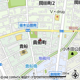 愛知県春日井市貴船町107周辺の地図