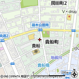 愛知県春日井市貴船町36周辺の地図