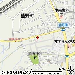 愛知県春日井市熊野町2050-1周辺の地図