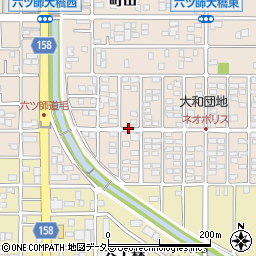愛知県北名古屋市六ツ師疲榎周辺の地図