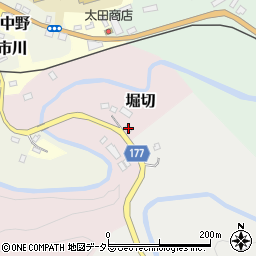 千葉県夷隅郡大多喜町堀切1周辺の地図