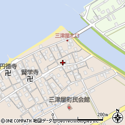 滋賀県彦根市三津屋町1155周辺の地図