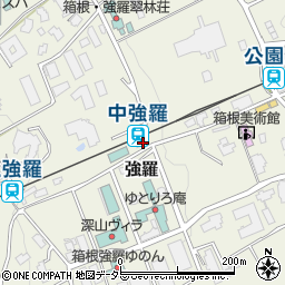 神奈川県足柄下郡箱根町強羅1300-124周辺の地図