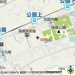 神奈川県足柄下郡箱根町強羅1300-361周辺の地図