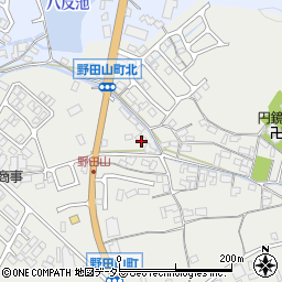 ダスキン　野田山支店周辺の地図