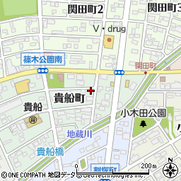 愛知県春日井市貴船町112周辺の地図