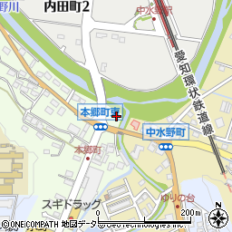 愛知県瀬戸市本郷町443周辺の地図