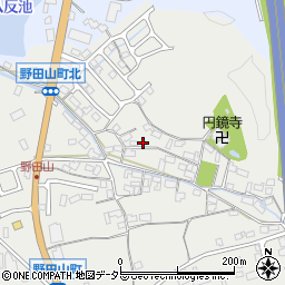 滋賀県彦根市野田山町周辺の地図