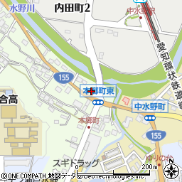 愛知県瀬戸市本郷町457周辺の地図