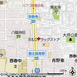 愛知県北名古屋市西之保青野東19周辺の地図