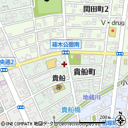 愛知県春日井市貴船町19周辺の地図