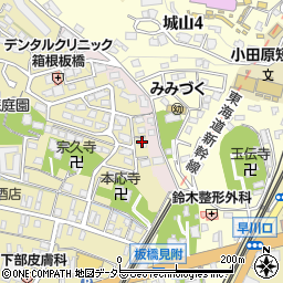 神奈川県小田原市板橋730-31周辺の地図