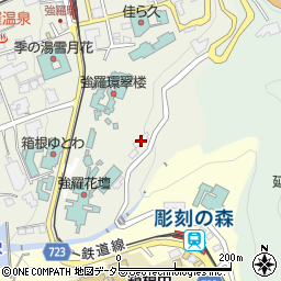神奈川県足柄下郡箱根町強羅1300-578周辺の地図